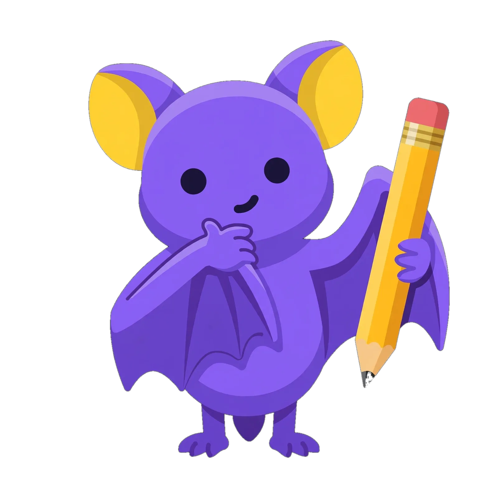 Pip the bat drafting a crossword blueprint